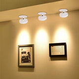 Folding COB LED Track Light 10W 12W LED Rail Spotlight 360 Degree Rotation LED Downlights For Dining Room Bar Counter Shop