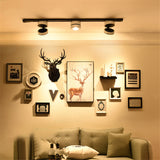 Folding COB LED Track Light 10W 12W LED Rail Spotlight 360 Degree Rotation LED Downlights For Dining Room Bar Counter Shop