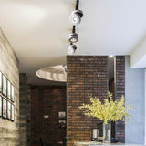 Folding COB LED Track Light 10W 12W LED Rail Spotlight 360 Degree Rotation LED Downlights For Dining Room Bar Counter Shop