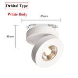 Folding COB LED Track Light 10W 12W LED Rail Spotlight 360 Degree Rotation LED Downlights For Dining Room Bar Counter Shop