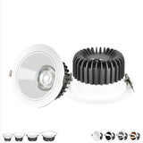 Spotlight 12W 15W 24W 36W LED COB Downlight Dimmable 110V 220V Ceiling Lamp Warm White/Cool White For Hotel Lighting