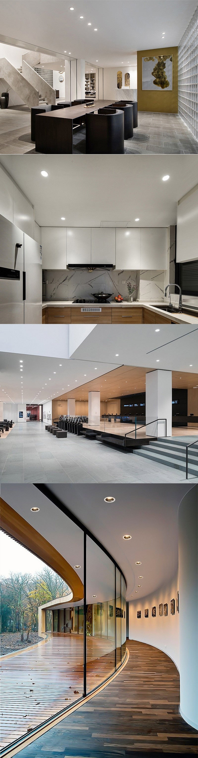 Spotlight 12W 15W 24W 36W LED COB Downlight Dimmable 110V 220V Ceiling Lamp Warm White/Cool White For Hotel Lighting