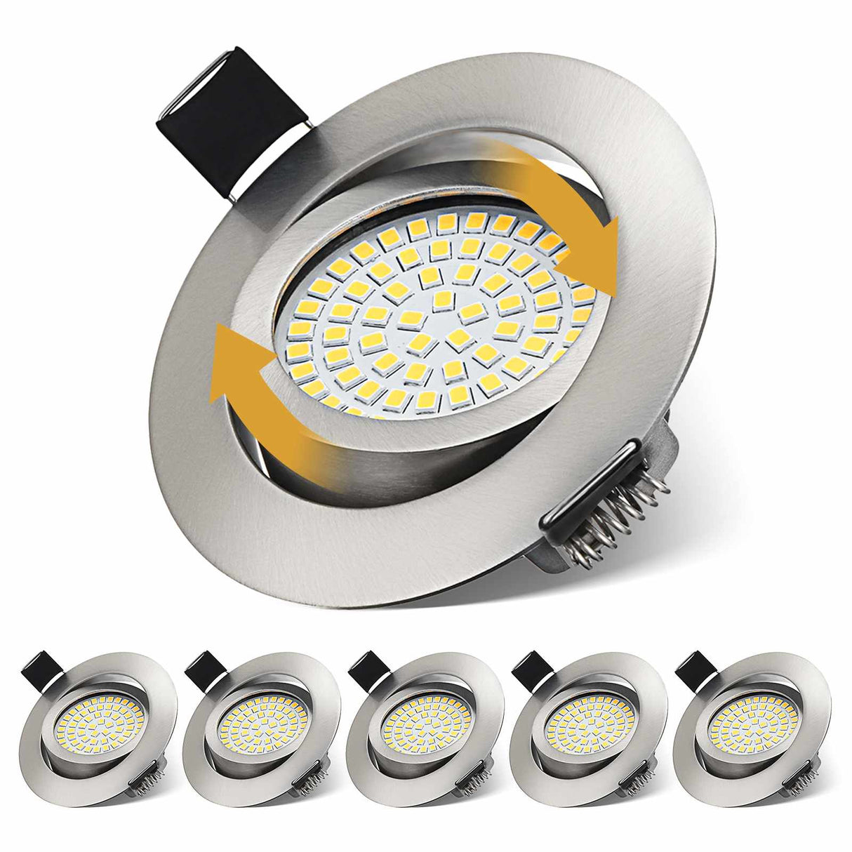 LED Downlight Ceiling 5W 6W 7W 8W 12W 15W 12PCS Warm White/Cold White 3000K Led Light AC 220V 230V 240V