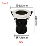 LED Recessed Downlight COB Led Ceiling Spotlight Bedroom Kitchen Living Dining Room 7W 12W Modern Spot Light With Transformer