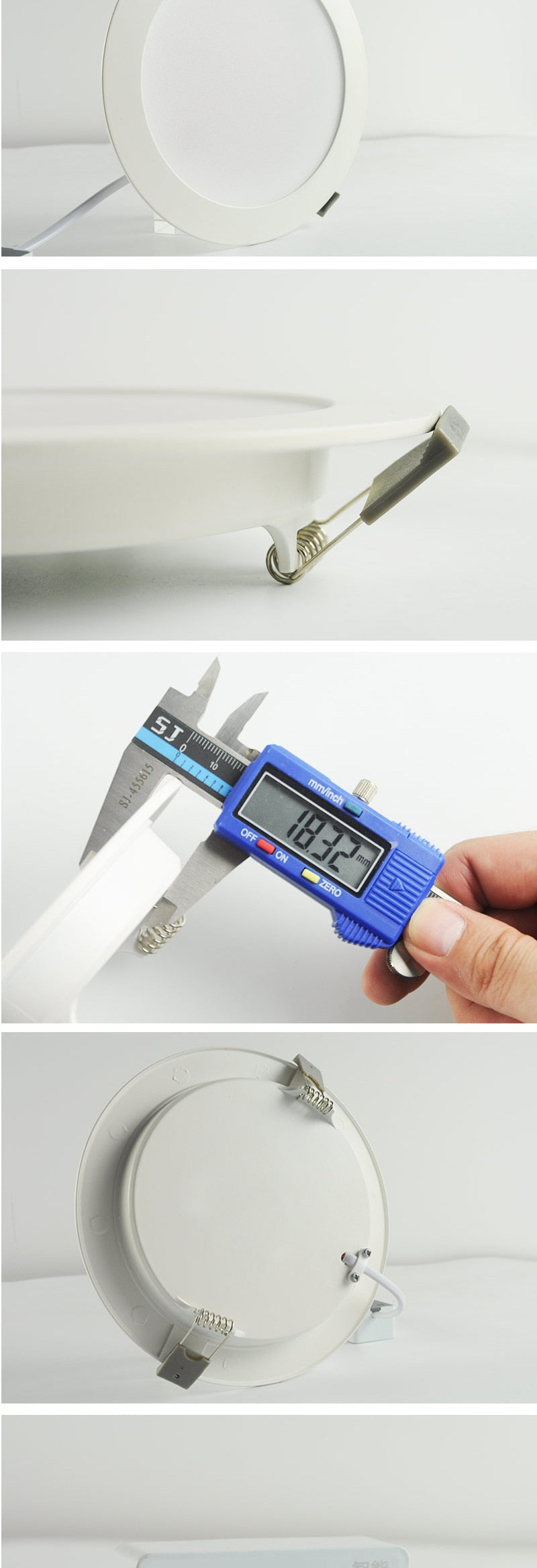 Green Eye led downlight 3w 5w 7w 12w 18w spot led downlight AC 220V 240V led lamp 2835SMD Ultra thin round panel light bedroom