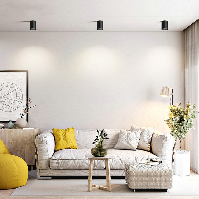 LED Downlight GU10 Bulb Replaceable Ceiling Spot Light AC85-265V Surface Mounted Ceiling Lamp Indoor Lighting Fixture