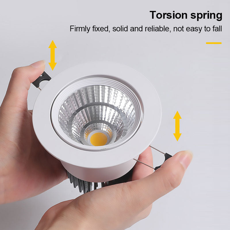 Dimmable LED Downlights Epistar Chip 3W 5W 7W 9W 12W COB Ceiling Lamp Spot Light AC90-260V Indoor Lighting For Home illumination