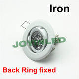 Aluminum downlight Fitting trims recessed 20pcs/lot LED Ceiling Lamp Holder GU10/MR16 Round Fixtures