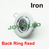Aluminum downlight Fitting trims recessed 20pcs/lot LED Ceiling Lamp Holder GU10/MR16 Round Fixtures