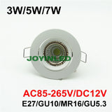 Aluminum downlight Fitting trims recessed 20pcs/lot LED Ceiling Lamp Holder GU10/MR16 Round Fixtures