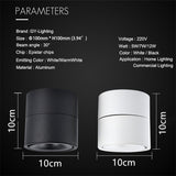 Surface Mounted Mini Embedded COB LED Downlights 5W 7W 12W 360 degree rotation LED Ceiling Lamp Spot Light Downlight