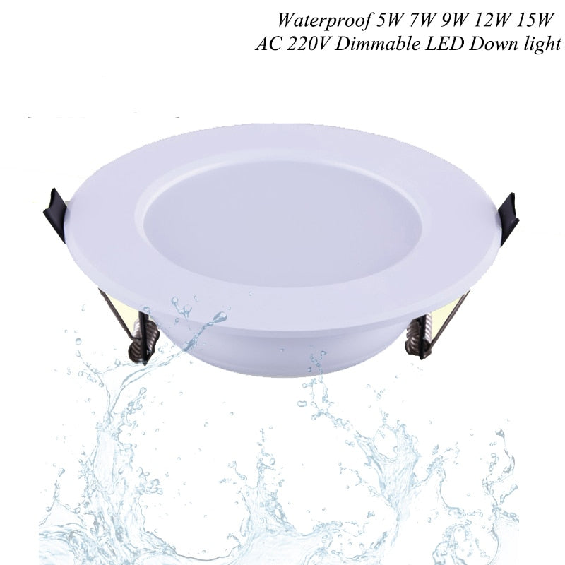 Changeable Led Downlight 4pcs  3W 5W 7W 9W 12W Downlight 2835chip Lamps lights Led Ceiling Lamp Home Indoor Lighting 220-265v