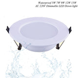 Changeable Led Downlight 4pcs  3W 5W 7W 9W 12W Downlight 2835chip Lamps lights Led Ceiling Lamp Home Indoor Lighting 220-265v