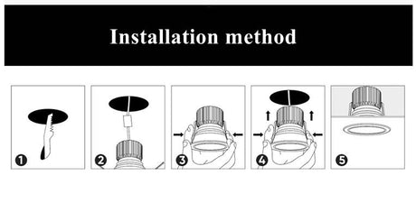 New LED Dimmable Downlight Ultra Thin Anti Glare Spot Light  5W 7W 9W 12W 15W 20W Recessed Ceiling Lamp AC85V-265V