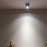 Surface Mounted LED Downlight COB Spotlight, Suitable For Living Room, Bedroom, Kitchen, Bathroom, Corridor