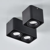 Dimmable Square LED Mounted Down Lamp LED Ceiling Lights 10W 20W AC110V 220V Downlight Direction Adjustable Indoor Lighting