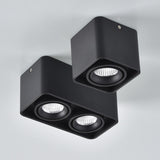 Dimmable Square LED Mounted Down Lamp LED Ceiling Lights 10W 20W AC110V 220V Downlight Direction Adjustable Indoor Lighting