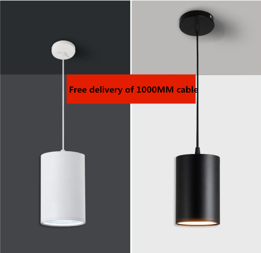 Dimmable LED Downlight Surface Mounted Ceiling Lamp with Wire Hanging 7W 9W 12W 15W 18W 20W 25W 30W Ceiling Spot Light Home decoration