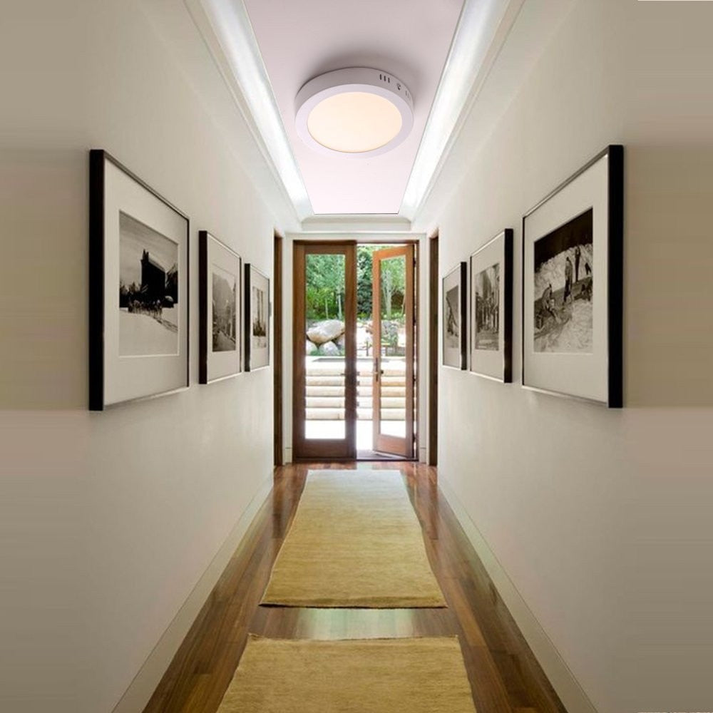 Led Panel Light Surface Mounted Led ceiling Downlight AC/DC 12V/24V + LED Driver 9W/15W/25W Round/Square