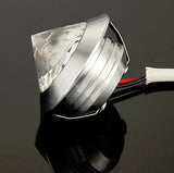 Crystal LED Mini Downlight 110-220V 1W 3W 45MM White Black Golden Silvery Indoor Living Room Bar Decoration Lamp