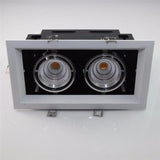 NEW High Power 2x10W COB LED Downlights Dimmable AC110V 220V 20W LED Recessed Ceiling Lamps LED Indoor Lighting 12 pcs