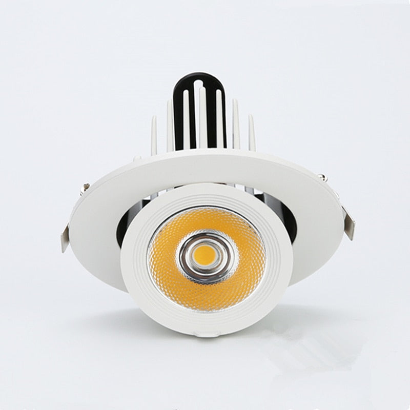 Dimmable LED downlight 10W 25W 30W 360 degree led spot light warm white natural white cold white Trunk downlight AC85-260V