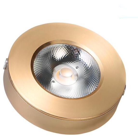LED Panel lamps Mini Downlights 5W Cabinet Showcase Down Lights COB Surface Mounted Spot Ceiling 85-265V