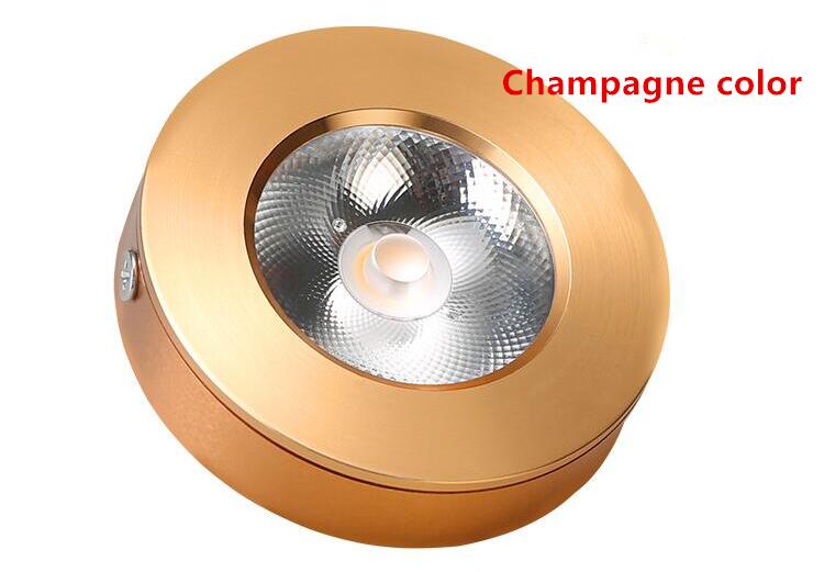 LED Panel lamps Mini Downlights 5W Cabinet Showcase Down Lights COB Surface Mounted Spot Ceiling 85-265V