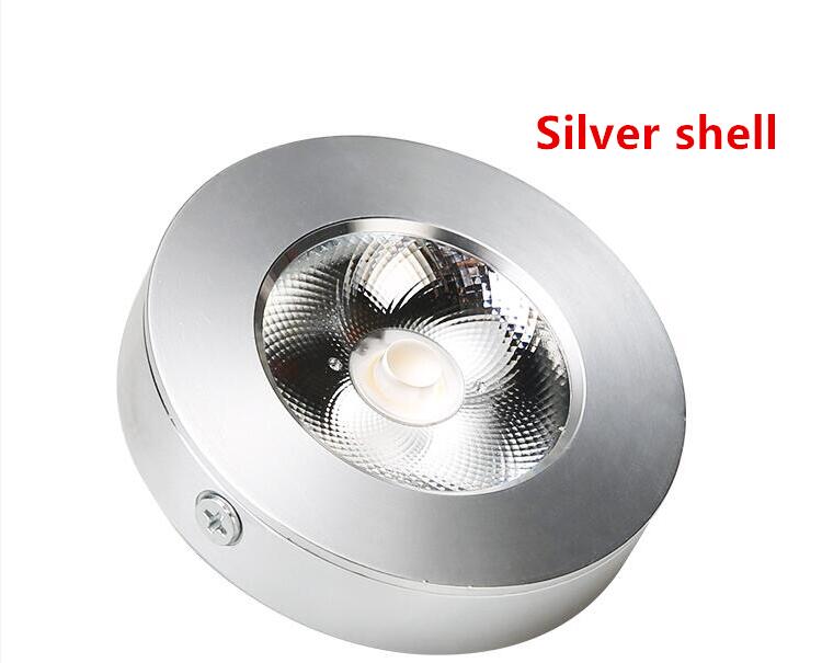 LED Panel lamps Mini Downlights 5W Cabinet Showcase Down Lights COB Surface Mounted Spot Ceiling 85-265V