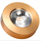 LED Panel lamps Mini Downlights 5W Cabinet Showcase Down Lights COB Surface Mounted Spot Ceiling 85-265V