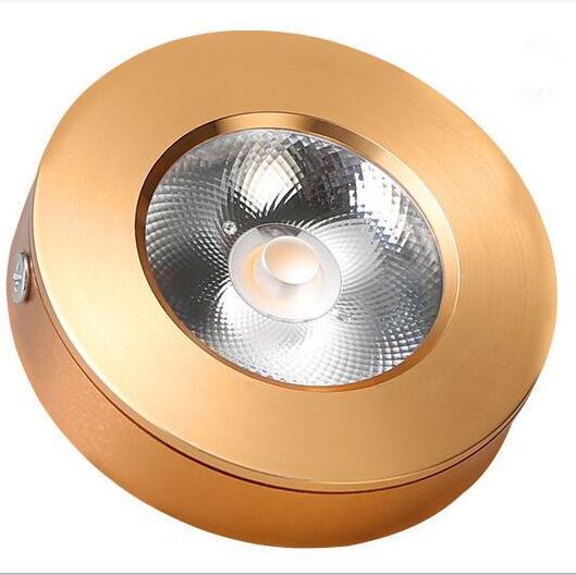LED Panel lamps Mini Downlights 5W Cabinet Showcase Down Lights COB Surface Mounted Spot Ceiling 85-265V