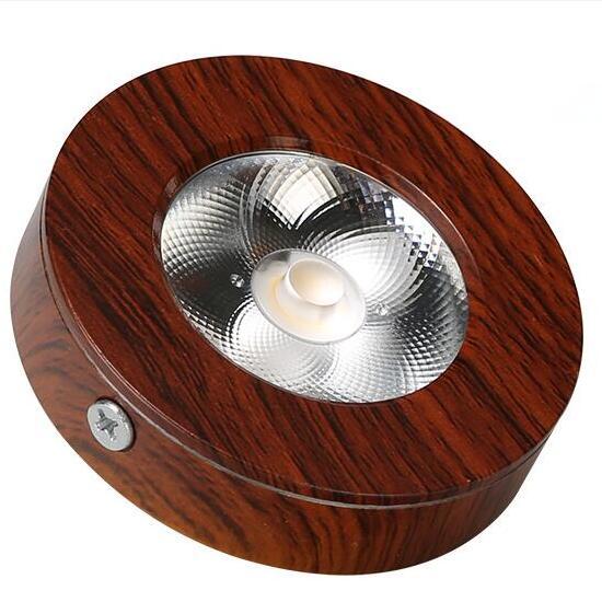 LED Panel lamps Mini Downlights 5W Cabinet Showcase Down Lights COB Surface Mounted Spot Ceiling 85-265V