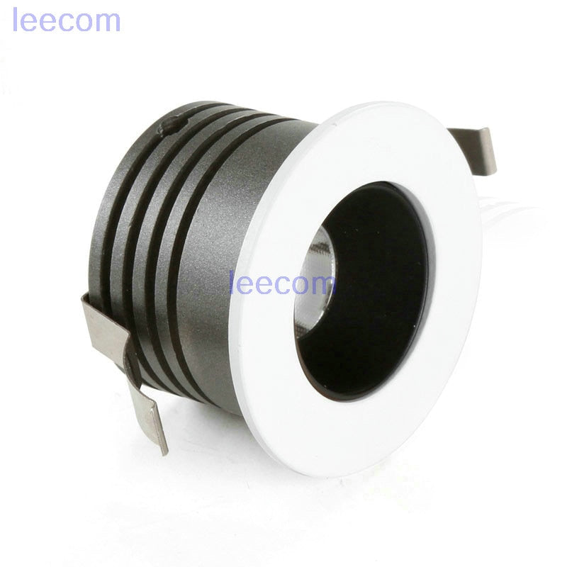Led Mini Cabinet Downlight 3w Diameter 40mm 2022 4pcs/lot Ac230v black Frame Recessed Ceiling No Flicker