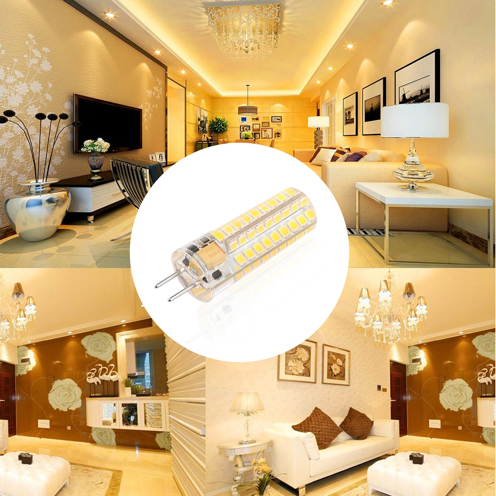 Konesky 7W Night Light 72-LED Bulb Light 12V G6.35 Bulb SMD2835 Energy-Saving for Downlight Bedroom