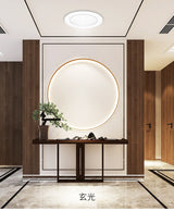 FLKL Embedded LED Induction Downlight 5W 9W 12W 18W Voice Control Radar Human Body Induction Smart Home Corridor Ceiling Light