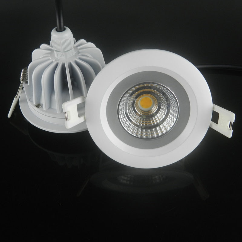 LED Down light COB Dimmable 5W 7W 9W 12W LED Recessed ceiling downlights Lamp de luz de techo For Home Lighting Decorate
