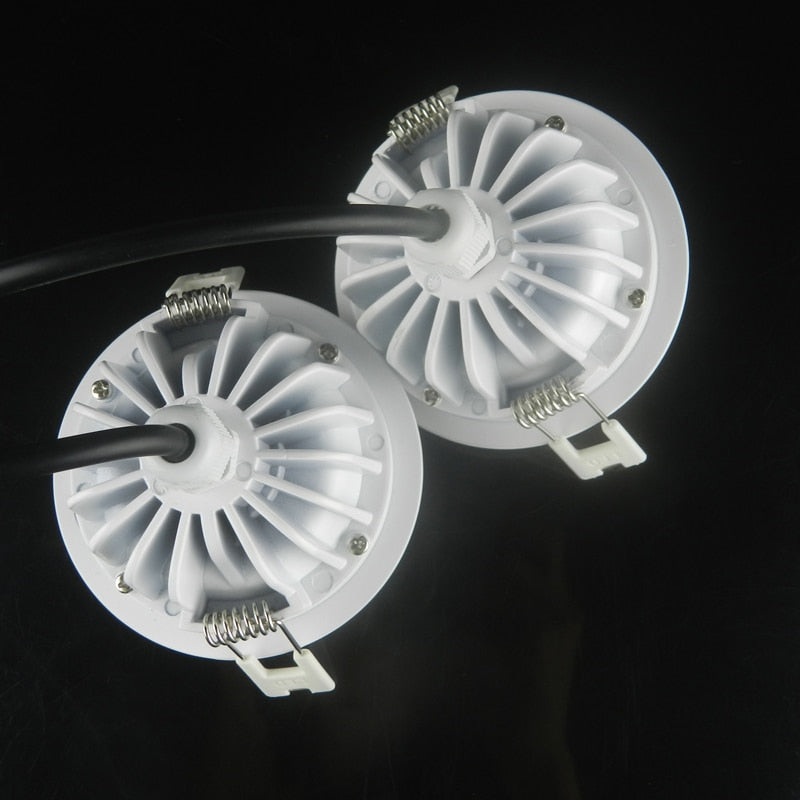 LED Down light COB Dimmable 5W 7W 9W 12W LED Recessed ceiling downlights Lamp de luz de techo For Home Lighting Decorate