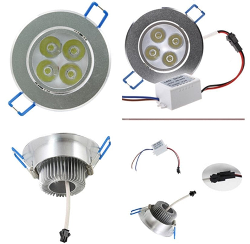 Led Ceiling Light 3x3w 9W 12W 15W Dimmable LED Recessed Ceiling Down Spotlight Led Bulb Lamp Downlight Lighting Spotlight