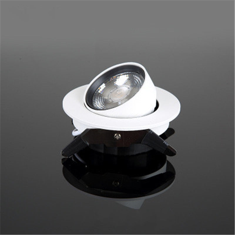 LED Recessed Spot 3W / 5W / 7W / 12W Foldable 350 ° Rotating Dimmable COB downlight Stretchable LED Spot light Indoor Lighting