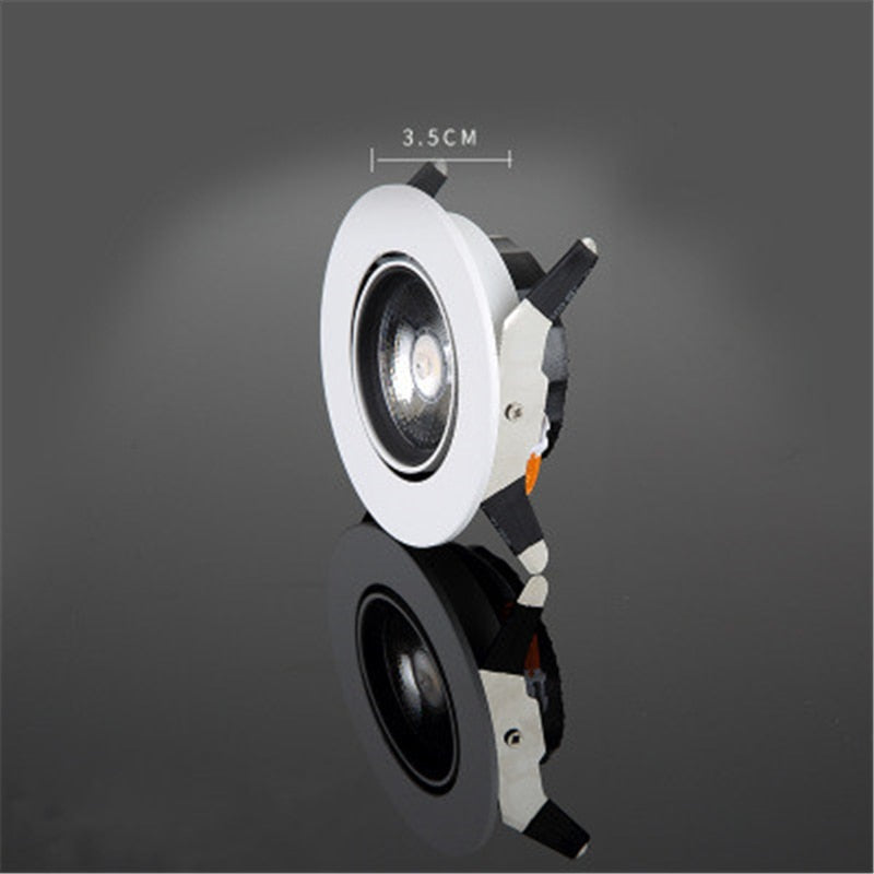 LED Recessed Spot 3W / 5W / 7W / 12W Foldable 350 ° Rotating Dimmable COB downlight Stretchable LED Spot light Indoor Lighting