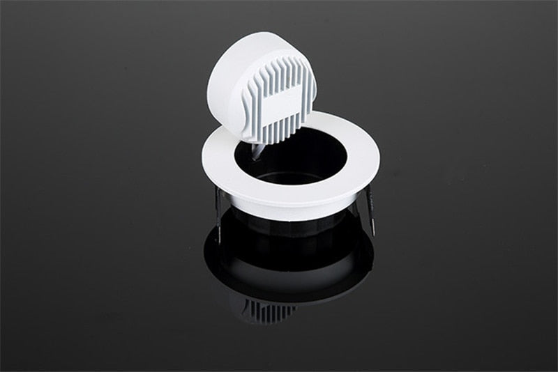 LED Recessed Spot 3W / 5W / 7W / 12W Foldable 350 ° Rotating Dimmable COB downlight Stretchable LED Spot light Indoor Lighting