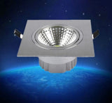 2018 Limited Square Bright Recessed 5w Led Dimmable Downlight Cob 3w Spot Light Decoration Ceiling Lamp Ac 110v 220v