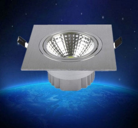 2018 Limited Square Bright Recessed 5w Led Dimmable Downlight Cob 3w Spot Light Decoration Ceiling Lamp Ac 110v 220v