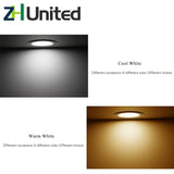 United 10PCS LED Downlight Ceiling 15W 12W 9W 7W 5W Warm white/cold white led Ceiling lamp Ultra-bright Round 220V 230V 240V