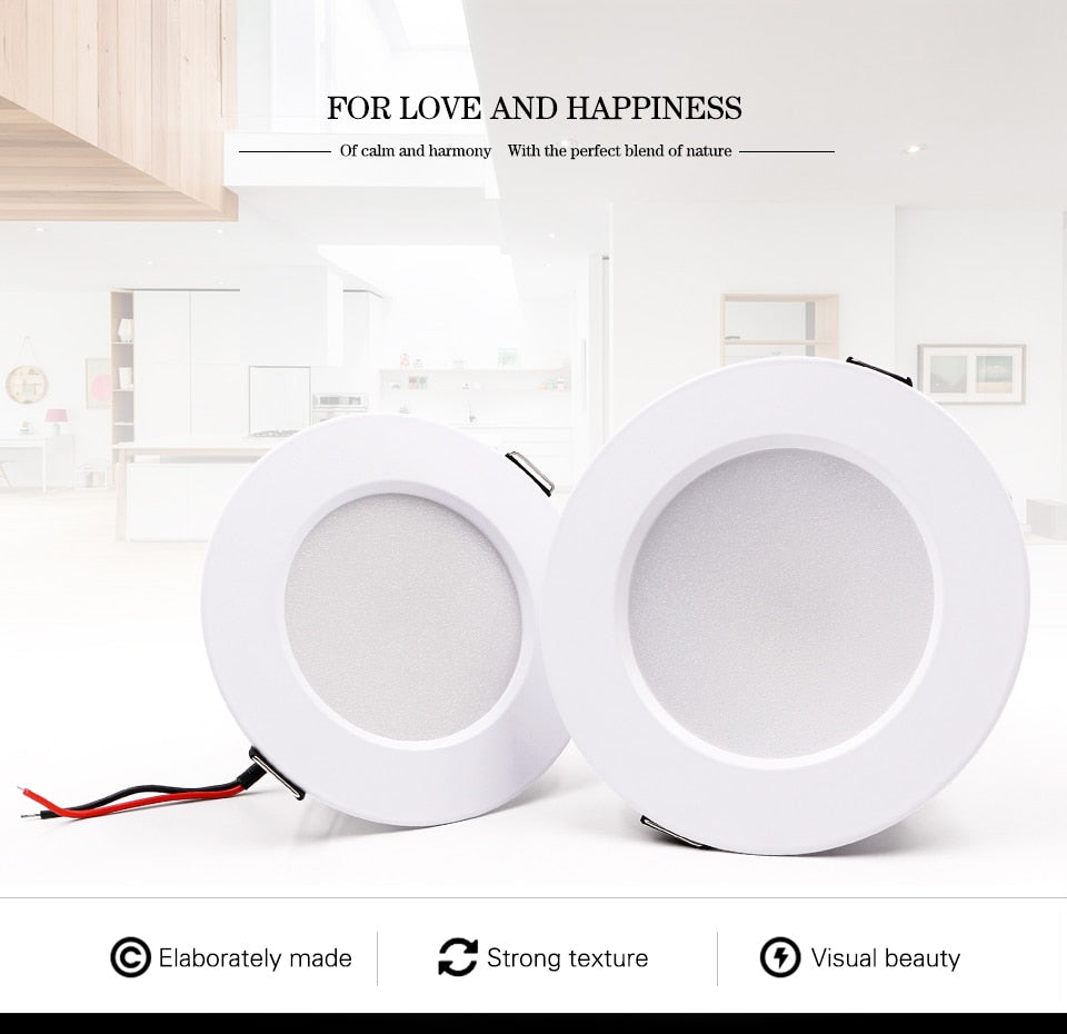 United 10PCS LED Downlight Ceiling 15W 12W 9W 7W 5W Warm white/cold white led Ceiling lamp Ultra-bright Round 220V 230V 240V