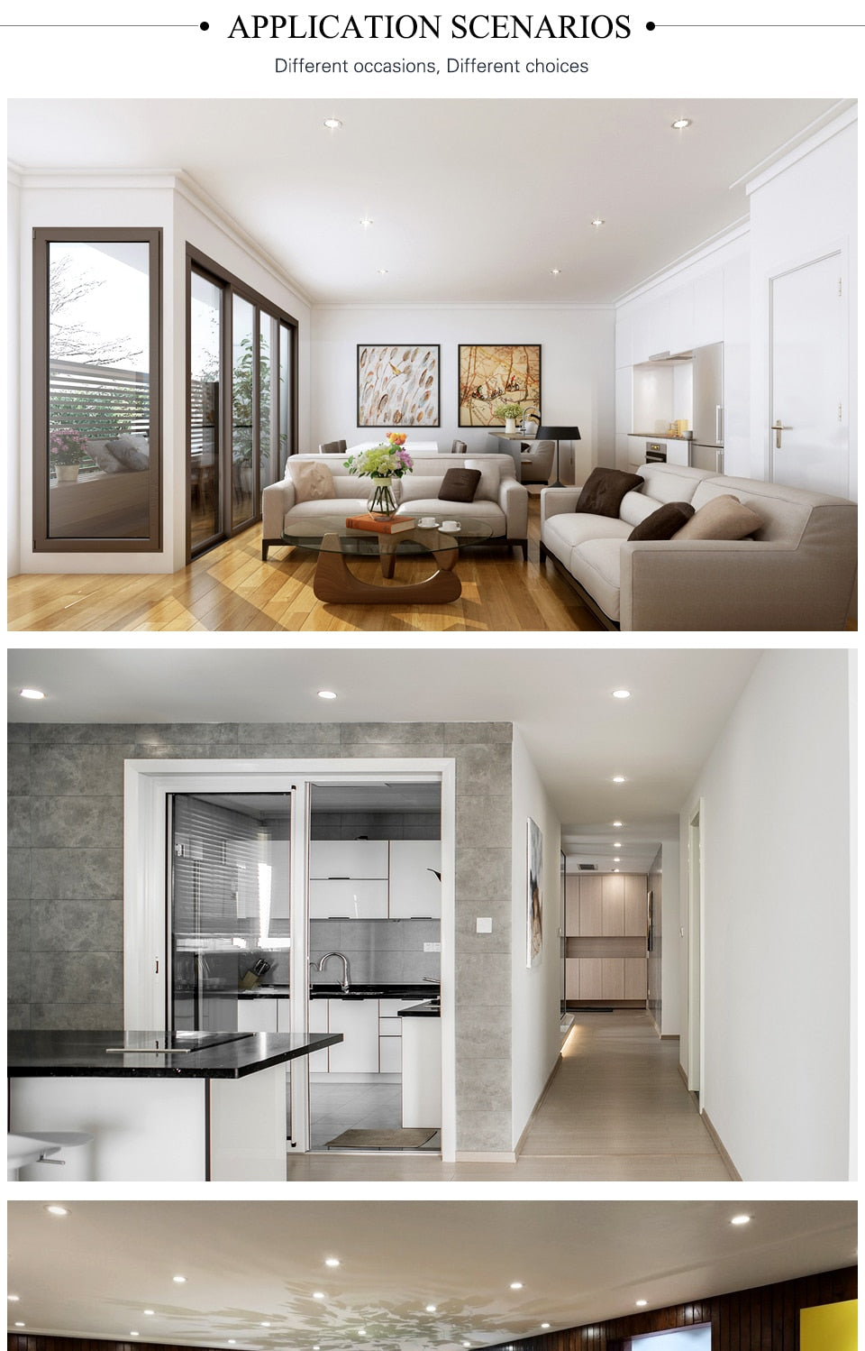 United 10PCS LED Downlight Ceiling 15W 12W 9W 7W 5W Warm white/cold white led Ceiling lamp Ultra-bright Round 220V 230V 240V