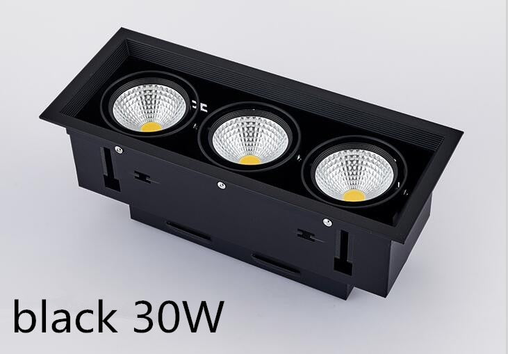 LED COB Spot Led Downlight 10W 20W 30W Dimmable AC85-265V Warm/ Natural/Cold White Recessed LED ceiling Lamp Spot Light