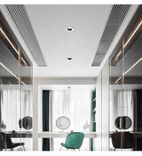 GAOYI Square LED Downlight 7W 12W 15w 20w 85-265V COB Ceiling Kitchen Living Room Indoor Angle Adjustable Anti Glare Recessed