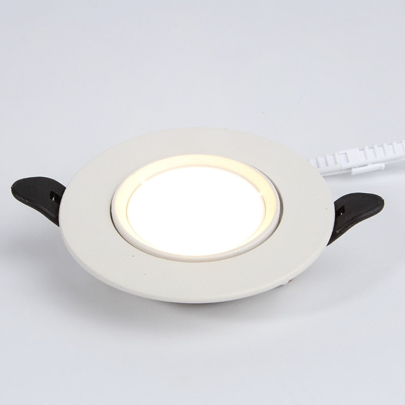 Ultra-thin recessed led downlight 5w 10w 15w 20w panel light Built-in LED mini downlight