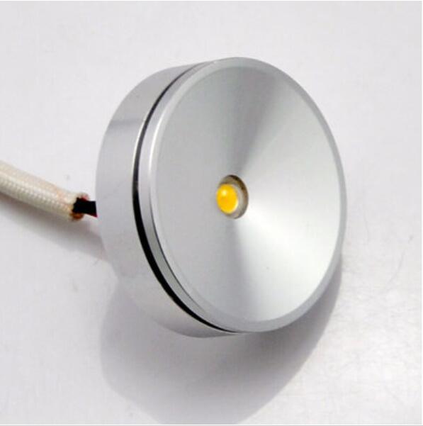 Super 1W High quality Warm Cool White Led puck light for Home Kitchen Lighting AC85-260V